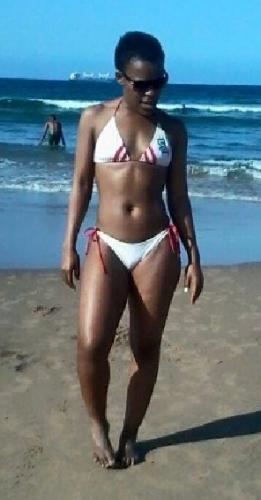 Zodwa on the Beach
