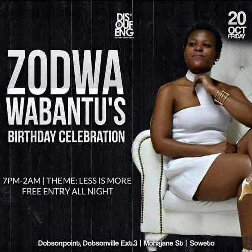 Zodwa Birthday